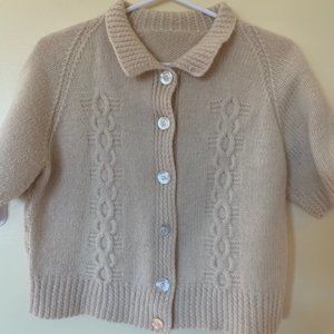 Vintage handmade wool cardigan